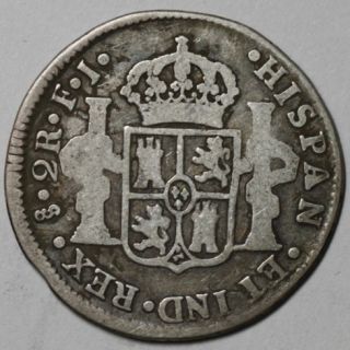 spanish colonial 2 reales coin of ferdinand vii a nice 225 year old