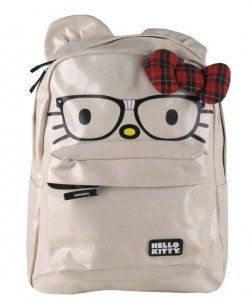 Loungefly Hello Kitty Nerd Face Backpack New