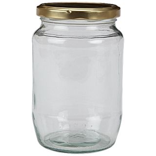 Kitchen Craft Round glass jam jar   