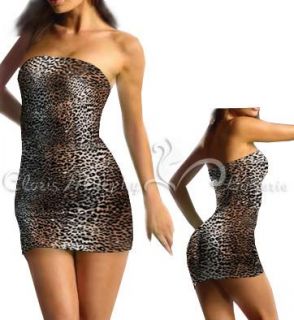 Sexy Lingerie Leopard Clubwear Cocktail Dress AP15 LP