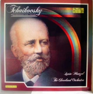 LORIN MAAZEL tchaikovsky symphony no 4 LP VG+ TELARC 10047 Vinyl 1979