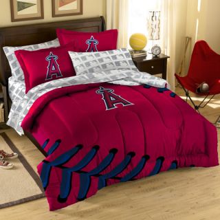 Los Angeles Angels of Anaheim 7 Piece Full Size Bedding Set Full