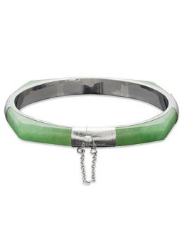 Sterling Silver Bracelet, Jade Bangle   FINE JEWELRY   Jewelry