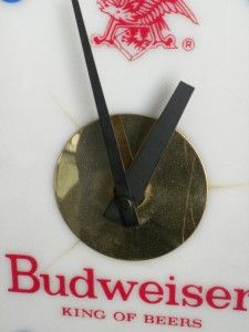 Budweiser Beer Ale Clock Emerson Loyalhanna Latrobe PA Union Made