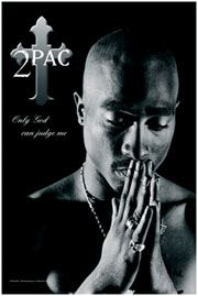 New 2Pac Cloth Poster Flag Only God