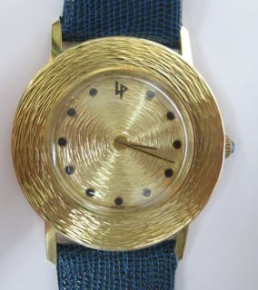 Estate 1960s Lucien Piccard 14k Gold Manual Watch