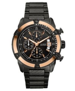 GUESS Watch, Mens Chronograph Gunmetal Stainless Steel Bracelet 46mm