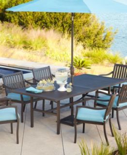 Holden Outdoor Patio Furniture, 9 Piece Set (64 Square Dining Table