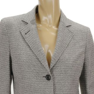 Luciano Barbera Made in Italy Gray 100 Cashmere Blazer Jacket It 42 US