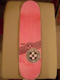 Black Label John Lucero Wings Skateboard Deck Pink