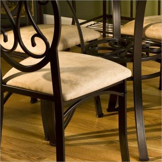 Southern Enterprises Lucianna Casual Dark Chocolate Finish Dining
