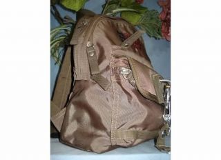 George Gina Lucy Brown Gang Star Nylon Backpack WOW