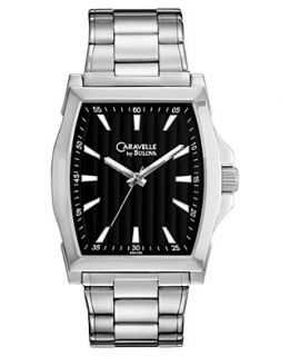 Caravelle by Bulova Watch, Mens Stainless Steel Bracelet 38mm 43A103