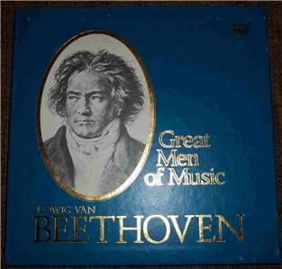 Time Life Great Men of Music Ludwig Van Beethoven 33 RPM 4 LPs Record