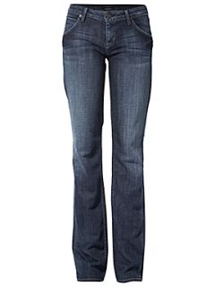 Hudson Jeans Carly straight leg jeans in Loving Cup Denim Mid Wash   