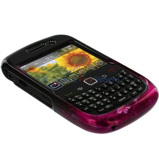 Purple Love Hard Skin Case Cover for Blackberry Curve 9330 9300 8520