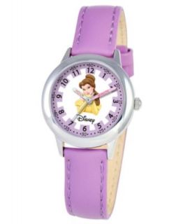 Disney Watch, Kids Belle Time Teacher Pink Leather Strap 30mm W000059