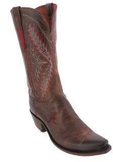 Lucchese Tan University of Alabama NCAA Womens Cowboy Boots
