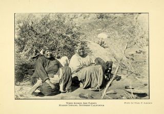 Mission Native Americans Indians C.F. Lummis ORIGINAL HISTORIC IMAGE