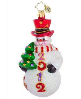 Christopher Radko Christmas Ornament, Exclusive 2012 Snowman