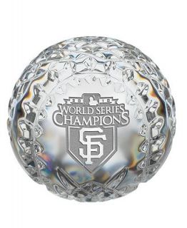 Waterford San Francisco Giants 2010 World Series Commemorative Crystal