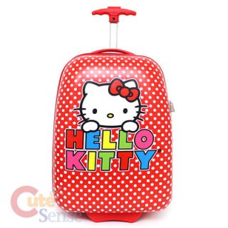 Hello Kitty Rolling Luggage,ABS Trolley Bag,17 Hard Suit Case Red