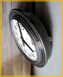 French Train Station Factory Industrial Clock Brillie