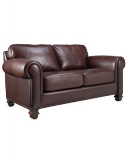 Lauren Ralph Lauren Leather Living Room Chair, Stanmore   furniture