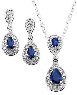 Diamond (1/10 ct. t.w.) Set   Necklaces   Jewelry & Watches