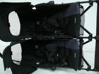Maclaren WDN12012 Twin Triumph Stroller Black Charcoal