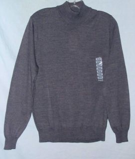 Club Room Gray Mockneck Merino Sweater Sz s NWTGS $60