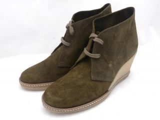 JCrew $198 MacAlister Wedge Boots 8 Dark Elm Shoes