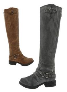Madden Girl Tall Riding Style Boots in Tan