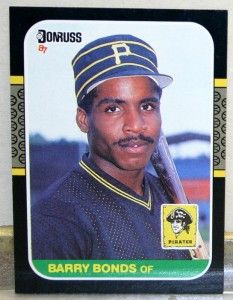 1987 Donrus Baseball Complete Set Bonds Maddux Rookie