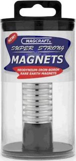 10 Magcraft RARE Earth Neodymium Magnets 1 Disc New