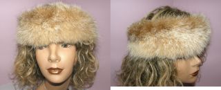 Warm Canadian Lynx Fur Headband 25