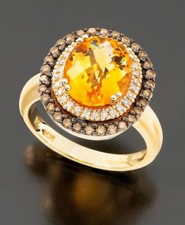 Le Vian 14k Gold Ring, Citrine (2 3/4 ct. t.w.) and Chocolate Diamond