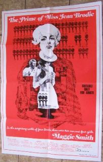 MAGGIE SMITH   MISS JEAN BRODIE + MORE 2 Original 1 Sheets   GREAT