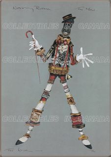The Wiz 1978 ★ Nipsey Russell Costume Sketch Tin Man Wizard of oz