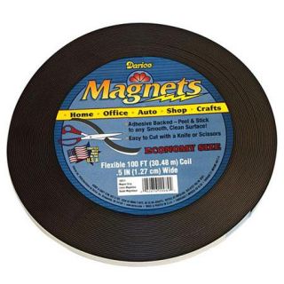 Adhesive Backed Magnet Magnetic Tape Strip Roll 1 2 x 100 Ft