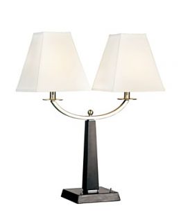 Pacific Coast Table Lamp, Doublearm Ginger Black