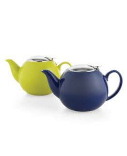 International Teapot, Solid Color 17 oz with Stainless Steel Infuser