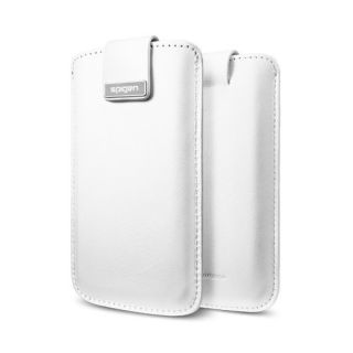 SPIGEN SGP New iPhone 5 Case Crumena Leather Pouch Series White