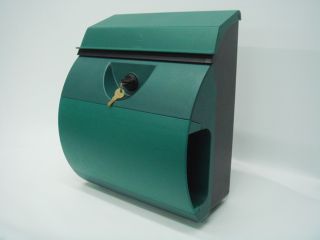 Large Locking Mailsafe Plastic Wall Mount Mailbox