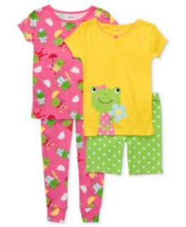 Carters Baby Sleepwear, Baby Girls 4 Piece Kitten Pajamas Set   Kids