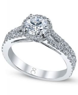 My Diamond Story Ring, 18k White Gold Certified Diamond Engagement