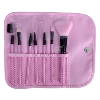 New 7 Pcs Pink Makeup Brush Cosmetic Set Eyeshadow Powder Brush Pink
