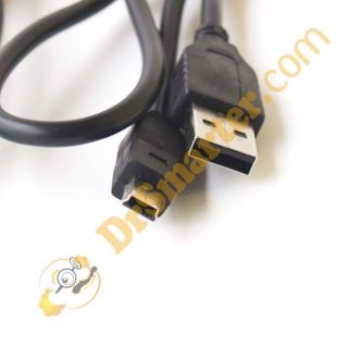 5ft USB 2.0 A Male to Mini B 5 pin Male  Data Cable