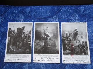 1907 British Military War Victoria Cross Victories Postcard