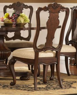 Francis 7pcs Traditional Square or Round Pedestal Dining Room Table